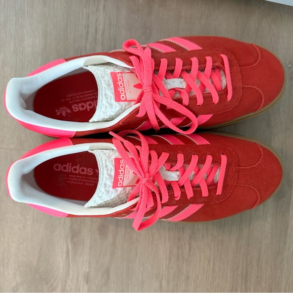 Adidas gazelle bold red and pink sneakers - Picture 3 of 6